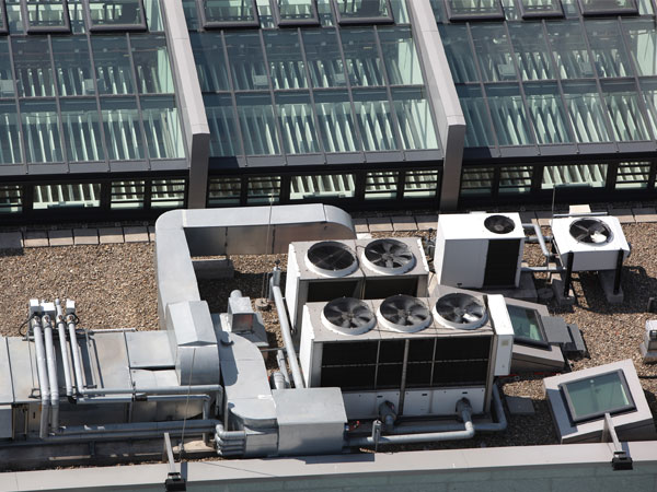 Aerial View of A/C Units